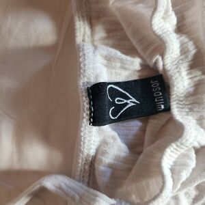 Windsor White Ruffled Top